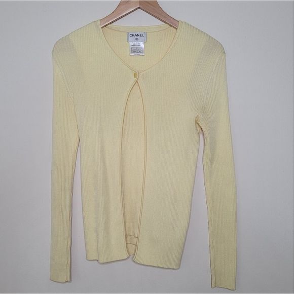 CHANEL | Sweaters | Chanel Yellow 